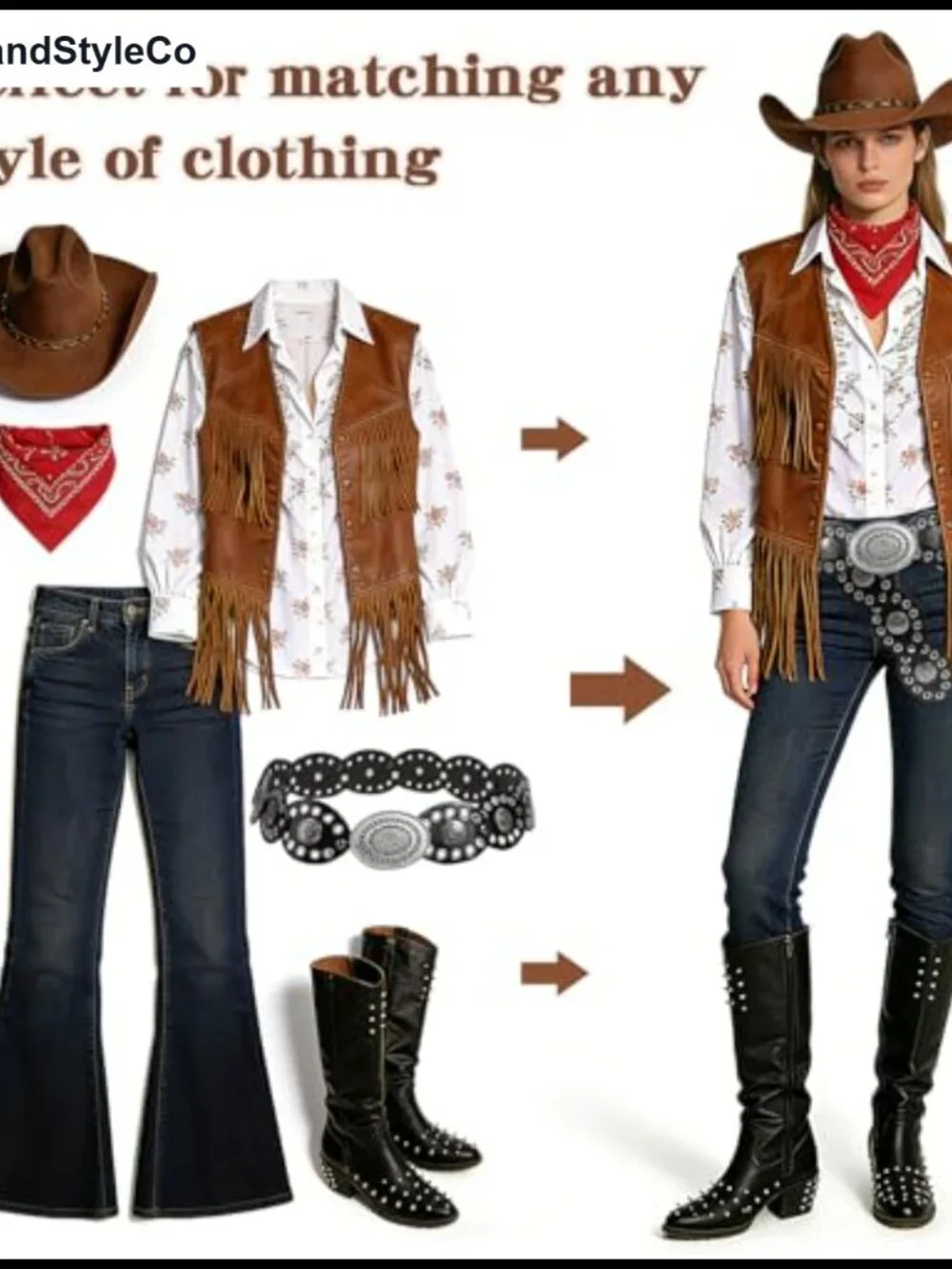 Concho Belt for Women Western Turquoise Vintage Style